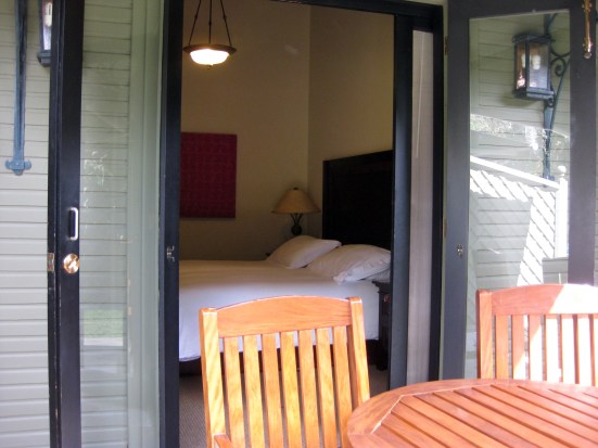 Looking in to my room, #32 from my patio. (My back is to MP.)