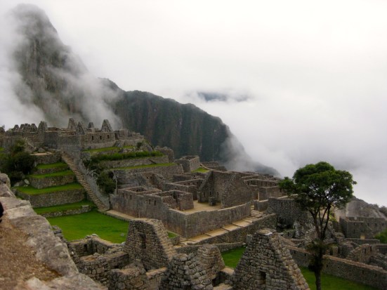 Just before fog blanketed the entire scene.