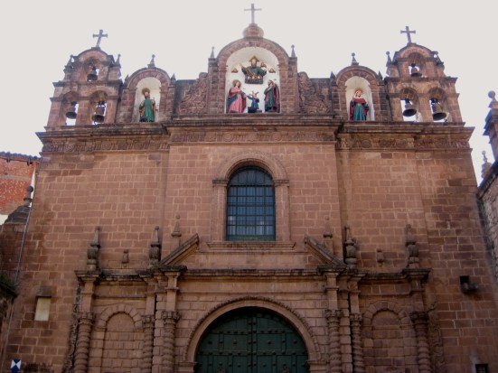 Cathedral of Santo Domingo on the Avenida de Sol in Cusco, Peru.